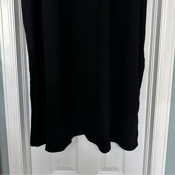 Lane‎ Bryant Crochet Sleeve Maxi Dress Black Size 34/36 NWT - Picture 8 of 12